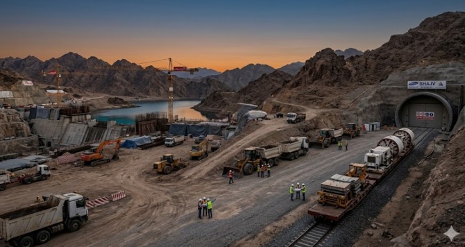 올해 1분기 사우디아라비아의 초대형 신도시 사업 '네옴(NEOM)'이 총 50억 달러(약 7조5500억 원) 규모의 건설 계약을 잇달아 해지하며 사업 판도가 뒤집혔다. '제2 중동붐'을 기대하던 국내 건설업계의 기대감도 한껏 꺾이는 모양새다. 이미지=제미나이3