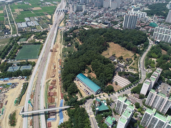 토당근린공원 대상지 전경. 사진=고양시