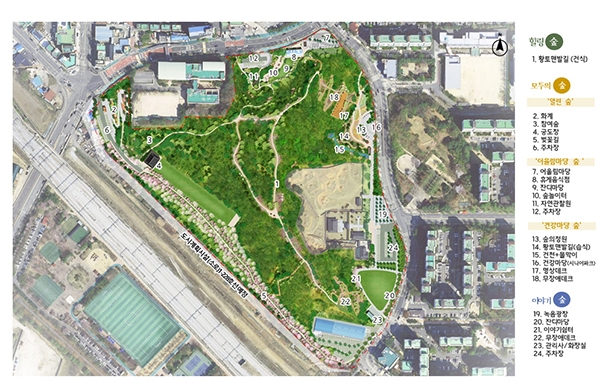 토당근린공원 조성계획도. 자료=고양시