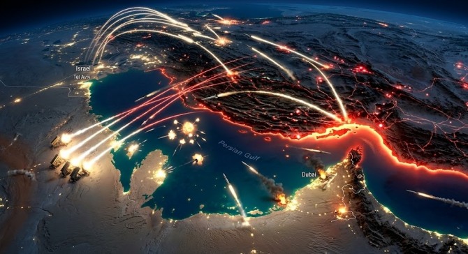 개전 초 거대한 파상공세로 텔아비브와 두바이의 방공망을 압박했던 이란은 최근 발사 빈도와 규모 모두 눈에 띄게 위축됐다. 이미지=제미나이3