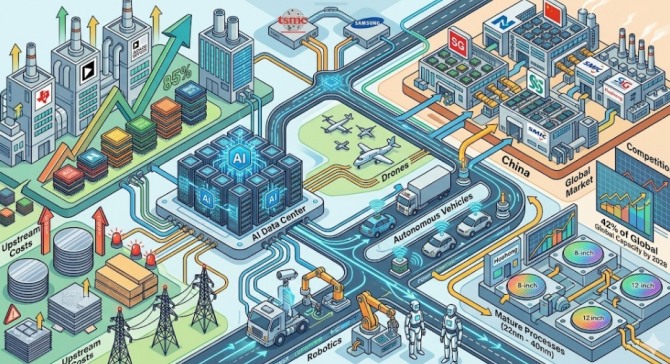 인공지능(AI) 슈퍼사이클의 병목 현상이 그래픽처리장치(GPU)를 넘어 전력과 신호를 통제하는 '아날로그 반도체'로 전이되면서 글로벌 공급망에 비상이 걸렸다. 이미지=제미나이3