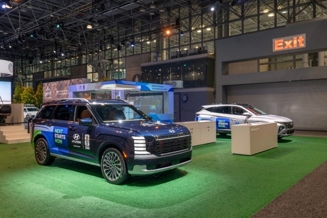 2026 뉴욕 국제 오토쇼 현대차 전시 부스. 사진=현대차