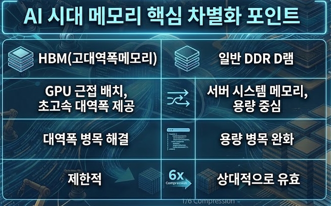 AI 시대 메모리 핵심 차별화 포인트. 도표=글로벌이코노믹