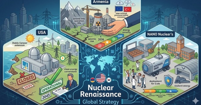 글로벌 에너지 시장이 ‘공급망 불안’과 ‘AI발 전력 폭증’이라는 유례없는 파고를 맞으며, 원자력 발전이 단순한 대안을 넘어 국가 생존을 위한 ‘전략적 무기’로 재부상하고 있다. 이미지=제미나이3