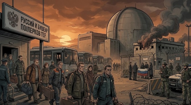 세계 최대 원자력 기업인 러시아의 로사톰(Rosatom)이 이란 내 '성역'으로 통하던 부셰르 원자력 발전소에서 인력을 대피시키는 극단적 선택을 했다. 이미지=제미나이3