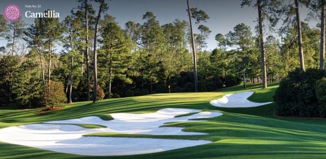 10번홀. 사진=마스터스