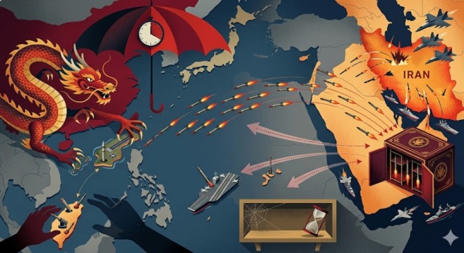 미국이 중동 전쟁 과정에서 핵심 정밀유도무기를 대거 소진하며 태평양 지역 대중국 억지력에 심각한 경고등이 켜졌다. 이미지=제미나이3