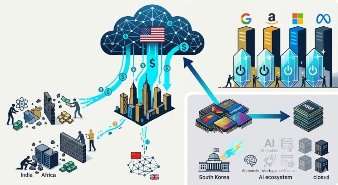AI 투자금 79% 미국 독식… 2025년 한국, 세계 100대 AI 기업에 한 곳도 없었다