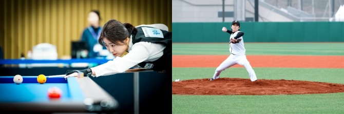 제72회 경기도체육대회 광주시 선수단이 사전 경기 연습을 하고 있는 모습. 사진=광주시