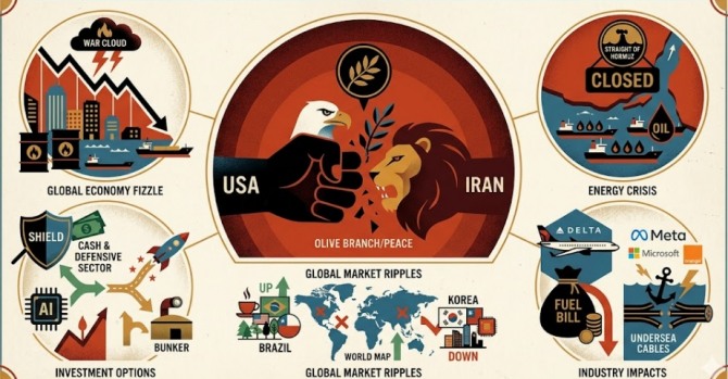중동발 지정학적 리스크 완화를 기대했던 글로벌 금융 시장에 다시 찬물이 끼얹어졌다. 미·이란 간의 21시간에 걸친 마라톤 평화 협상이 성과 없이 종료되면서, 호르무즈 해협 재개방을 기다리던 에너지 및 IT 공급망 시장의 불확실성이 다시 증폭되고 있다. 이미지=제미나이3