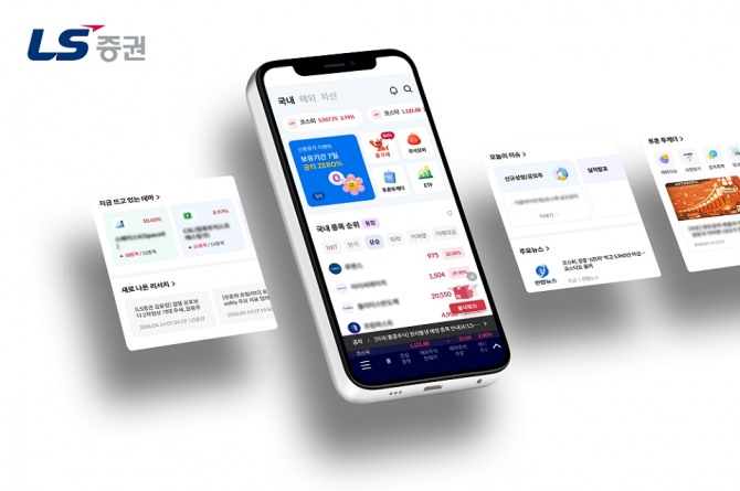 LS증권은 고객들의 투자 편의성 제고를 위해 투혼MTS의 홈화면을 전면 개편했다고 16일 밝혔다. 사진=LS증권