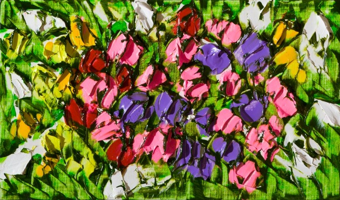 한명호, 관세음 53×33cm, Oil on canvas, 2009