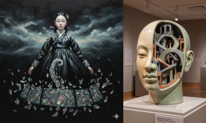 AI 세라믹 팝업 전시. 사진=이천시