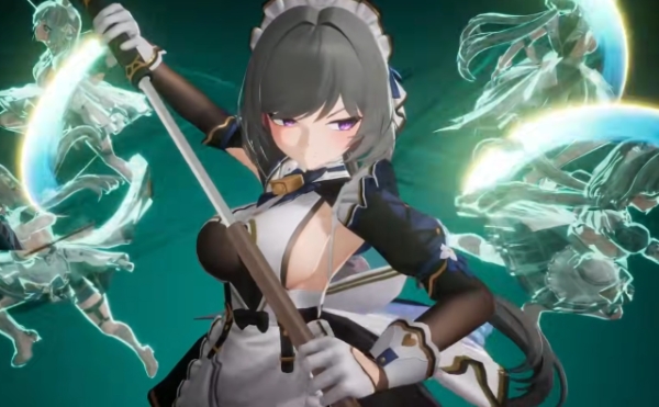 몬길 출시 버전의 픽업 모집 대상 캐릭터 '에스더'의 스킬 컷씬. 사진=몬길 인게임 화면 캡처