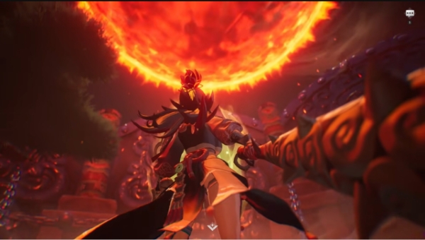 몬길의 네번째 에피소드 '요괴의 땅, 도깨비의 숲' 스토리 연출 컷씬. 사진=몬길 인게임 화면 캡처