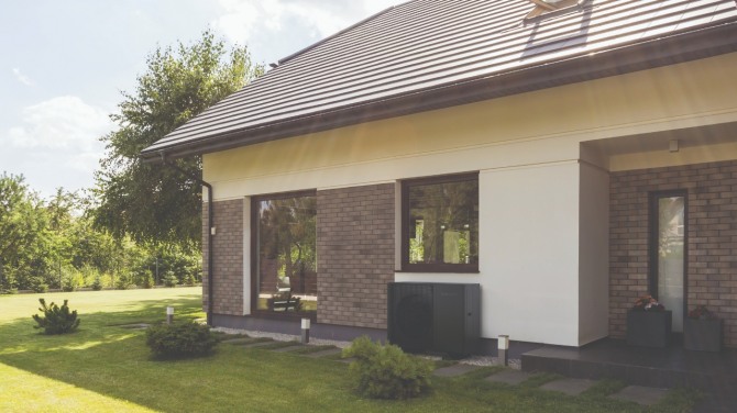 삼성전자가 20일 국내에 출시한 공기열 히트펌프 기반 'EHS 히트펌프 보일러'가 설치된 모습. 사진=삼성전자