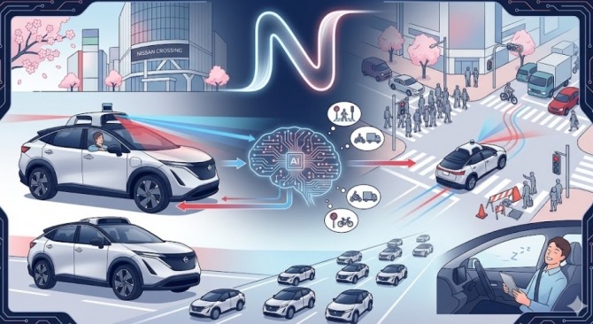 닛산 '레벨4' 도쿄 실증… 자율주행 판도 바꿀 'AI 두뇌' 떴다