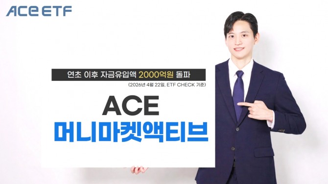 한국투자신탁운용은 연초 이후 ACE 머니마켓액티브 상장지수펀드(ETF)로 유입된 자금이 2000억 원을 돌파했다고 23일 밝혔다. 사진=한국투자신탁운용