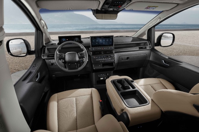 더 뉴 스타리아 일렉트릭 실내 인테이러. 사진=현대차