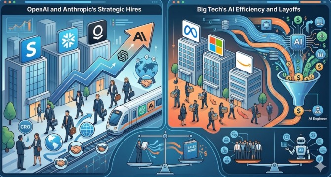 "기술직 90만 명 쫓겨난 자리에 누가 오나?"… 빅테크, 'AI 영업직'에 목맨다
