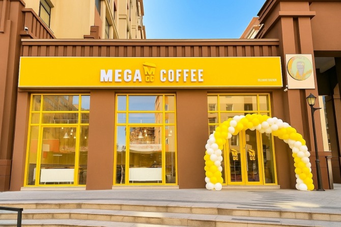 메가커피 몽골 울란바토르 5호점 전경. 사진=메가MGC커피
