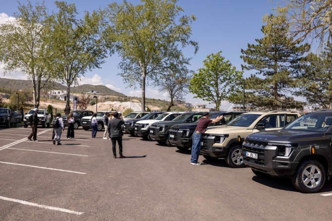 KGM이 최대 수출국인 튀르키예서 해외 딜러와 기자단을 초청해 무쏘 첫 글로벌 론칭 행사를 갖고 수출 시장 공략에 나섰다. 사진=KGM