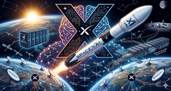 일론 머스크, xAI를 'SpaceXAI'로 전격 통합… 우주 컴퓨팅 선점 '승부수'
