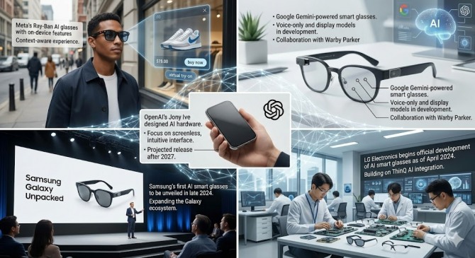 AI 스마트 글라스, 스마트폰 10년 내 대체… 퀄컴 CEO "2027~2028년 전환점"