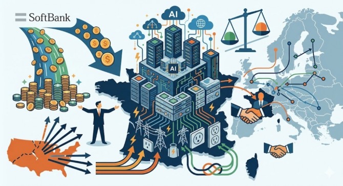 AI 인프라 축 이동…손정의 '최대 130조 프랑스 베팅', '원전·데이터 주권' 승부수