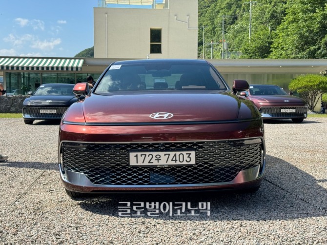 현대자동차 '더 뉴 그랜저' (사진=최태인 기자)