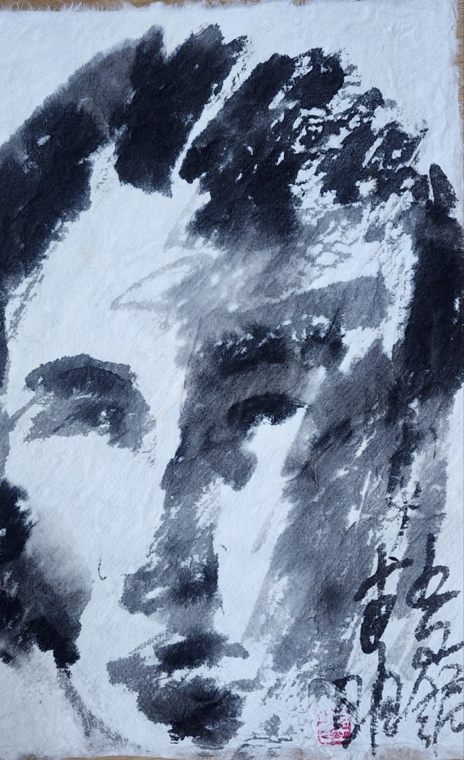 인물. Ink on Paper. 2026