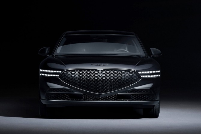 제네시스 'G90 블랙'. 사진=제네시스