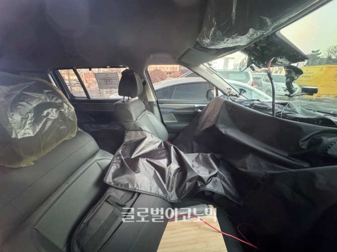 현대자동차 '싼타페 페이스리프트'. 사진=최태인 기자