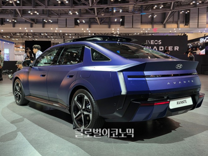 현대자동차 '디 올 뉴 아반떼'. 사진=최태인 기자