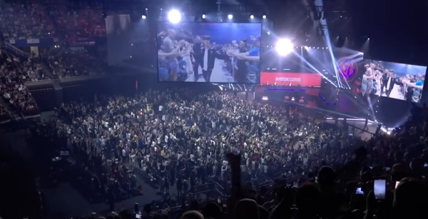 MSI 2025 결승전이 열린 2025년 7월 13일 캐나다 밴쿠버 퍼시픽 콜리시엄의 모습. 사진=라이엇 게임즈