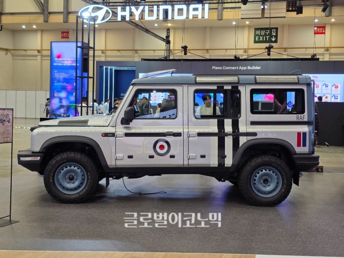 이네오스 '그레나디어 그레이캡'. 사진=최태인 기자