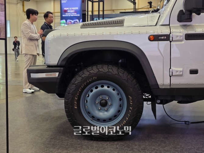 이네오스 '그레나디어 그레이캡'. 사진=최태인 기자