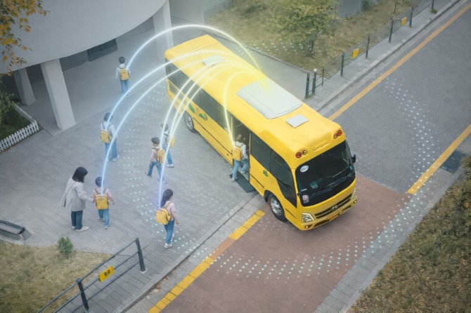 비전 펄스(Vision Pulse) 작동 그래픽. 사진=현대자동차·기아