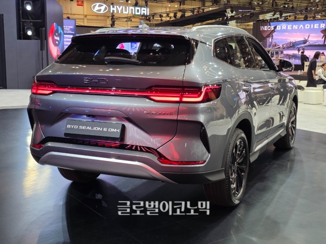 BYD '씨라이언 6 DM-i'. 사진=최태인 기자