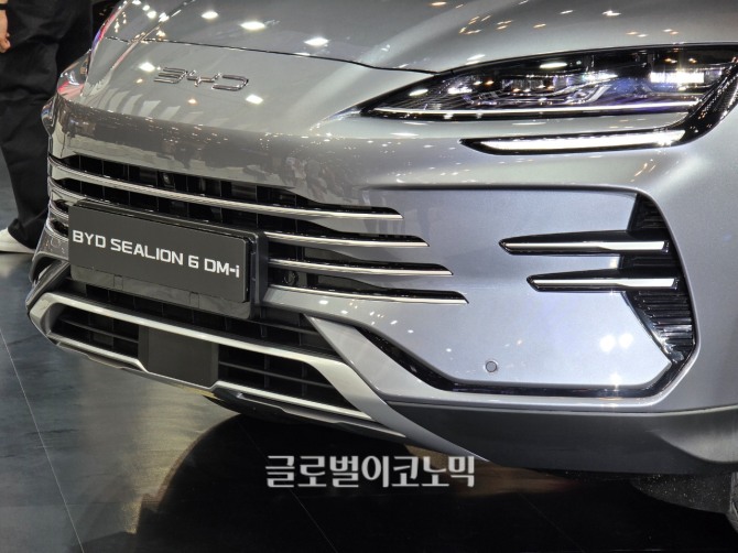 BYD '씨라이언 6 DM-i'. 사진=최태인 기자