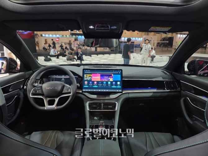 BYD '씨라이언 6 DM-i'. 사진=최태인 기자