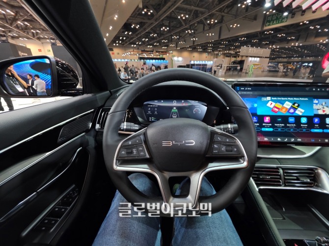 BYD '씨라이언 6 DM-i'. 사진=최태인 기자