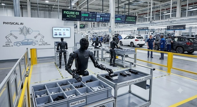 BMW 공장 휴머노이드 로봇 전면 투입…피지컬AI 상용화 원년 선언