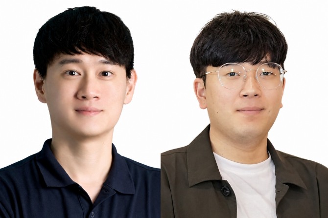 윤성환 UNIST 인공지능대학원 교수(왼쪽)와 이재준 연구원. 연구팀은 이미지·음성·텍스트를 함께 학습하는 멀티모달 AI가 한 종류의 데이터만 학습한 AI보다 더 안정적으로 작동하는 원리를 수학적으로 규명했다. 사진=UNIST대외협력팀