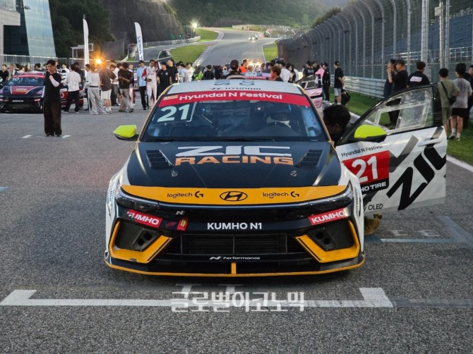 강원도 인제스피디움에서 열린 현대 N 페스티벌 N cup 3라운드 현장. 사진=최태인 기자