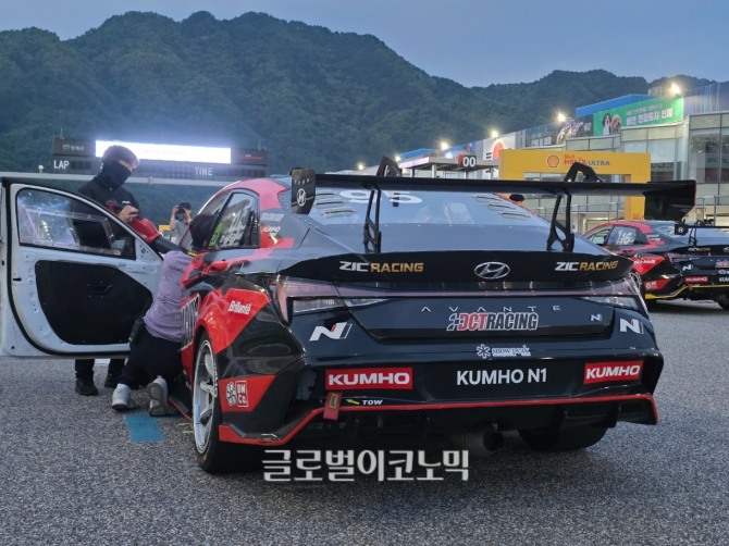 강원도 인제스피디움에서 열린 현대 N 페스티벌 N cup 3라운드 현장. 사진=최태인 기자