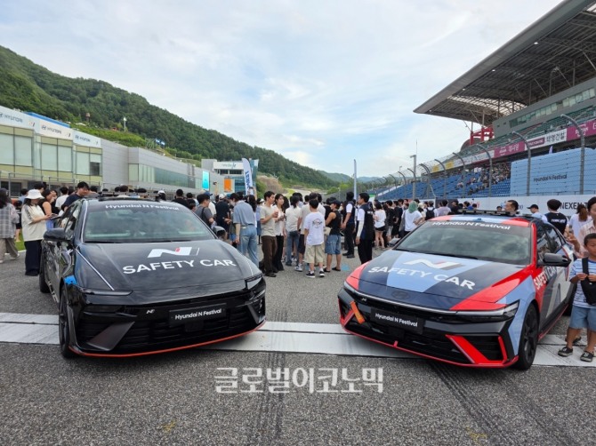 강원도 인제스피디움에서 열린 현대 N 페스티벌 N cup 3라운드 현장. 사진=최태인 기자