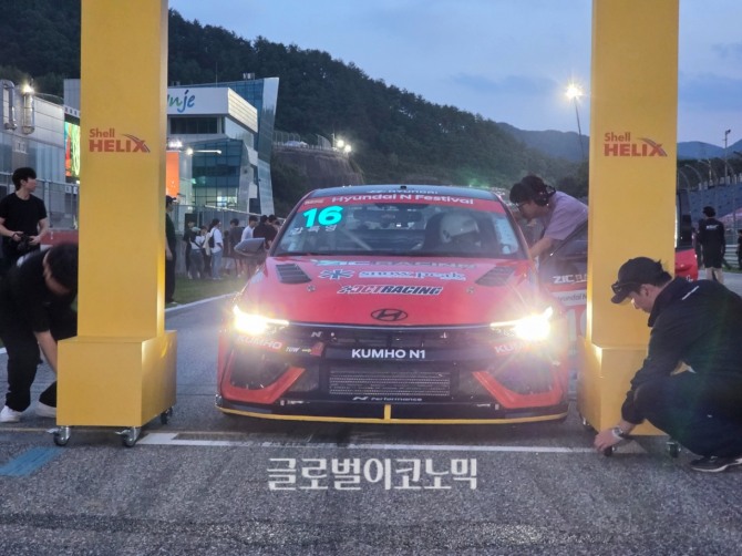 강원도 인제스피디움에서 열린 현대 N 페스티벌 N cup 3라운드 현장. 사진=최태인 기자