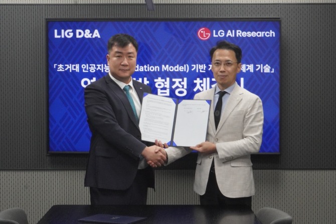 LIG D&A·LG AI연구원, 초거대 AI로 미래전 지휘체계 고도화