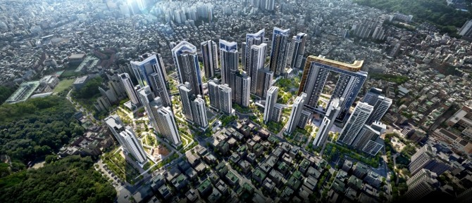 상도15구역 '상도 써밋' 조감도. (사진=대우건설)